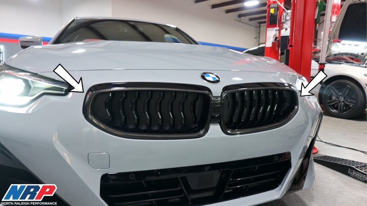 bmw-g42-230i-carbon-fiber-grilles-install-youtube