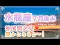 水瓶座♒️7月後半🪽神展開です❣️この動画に出会った水瓶座さん、成功確約⁉️豊かになるよ〜💞✨