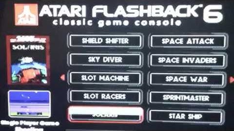 Atari Flashback: Getting to the Menu From a Game