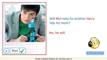 Grade 5 English Module 10  Top Stars Part 2