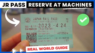 JR PASS Shinkansen + Narita Express RESERVATION - วิธีจองที่เครื่อง