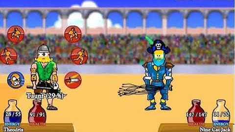 Swords and Sandals Gladiator Walkthrough part 6 Champion #4 Nine Cat Jack