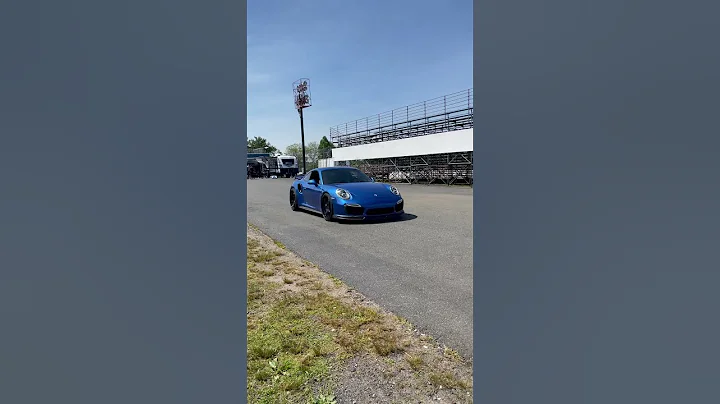 911 turbo s with new advan gt wheels