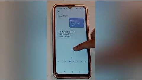how to increase text size in redmi 9A sport, increase text size setting