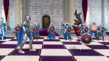 Battle Chess Game of King: game co vua hinh nguoi 3D #26, lv farmer