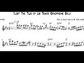 Just the two o Us Tenor Saxophone Solo Transcription