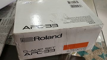 UNBOXING ROLAND APC-33 CLAMP||HYBRID DRUM KIT