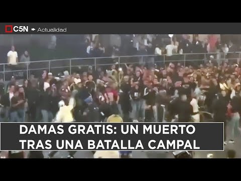 BATALLA CAMPAL con un MUERTO en un RECITAL de DAMAS GRATIS en COLOMBIA