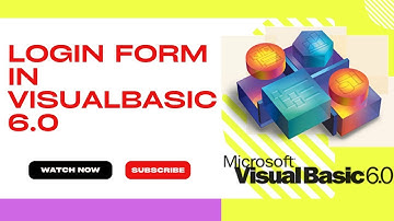 Program to create login form in visual basic 6.0 || Login Form in Visual Basic6.0 ||Video -2