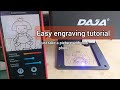 Engraving made easy using your phone  daja dj6 mini engraving machine