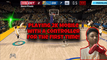 Playing NBA 2K Mobile on a Controller for the First Time!