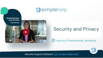 SimpleHelp RMM Remote Support Software - Security and Privacy