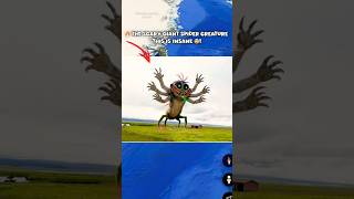 🔥I Found The Scary Giant Spider Creature On Google Earth 🌍! #shorts #findmysterioussecrets #earth