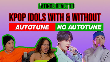 Latinos react to KPOP IDOLS AUTOTUNE VS NO AUTOTUNE (MV vs LIVE!) REACTION PART 1 | FEATURE FRIDAY ✌