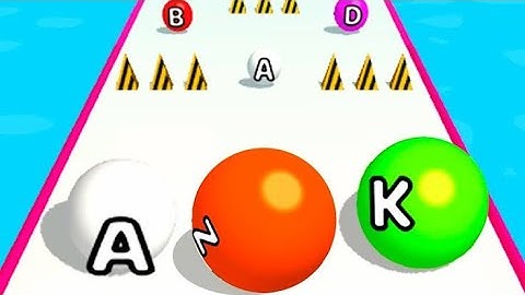 A-Z Run All Levels Walkthrough Mobile Gameplay iOS,Android Update Game Ball Run 2048 Level VUQ12G