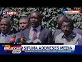 LIVE Edwin Sifuna Addresses The Media After Ousted As ODM SG