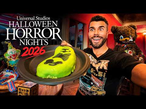 Halloween Horror Nights Hollywood 2026 Food & Merch!