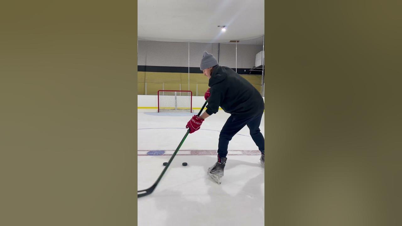 Dribbling a HOCKEY Puck ?!!!🏒🏀 YouTube