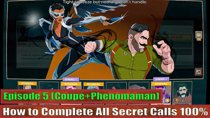 Dispatch Episode 5 How To Complete All Secret Calls 100% (Coupe & Phenomaman)