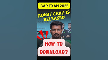 ICAR PG & PhD Admit Card 2025 Released | How to Download Explained by Hariprasad Sir
