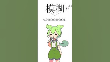 Thumbnail of ずんだもんにアイドルに合わせて日本の数字単位を歌わせてみた【NEUTRINO】#shorts