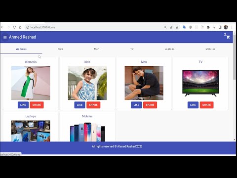 E-Commerce Project #Angular #Django