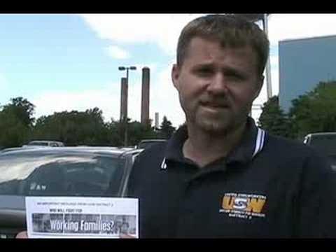 WI: USW 2-1279 President Denny Lauer on worksite l...