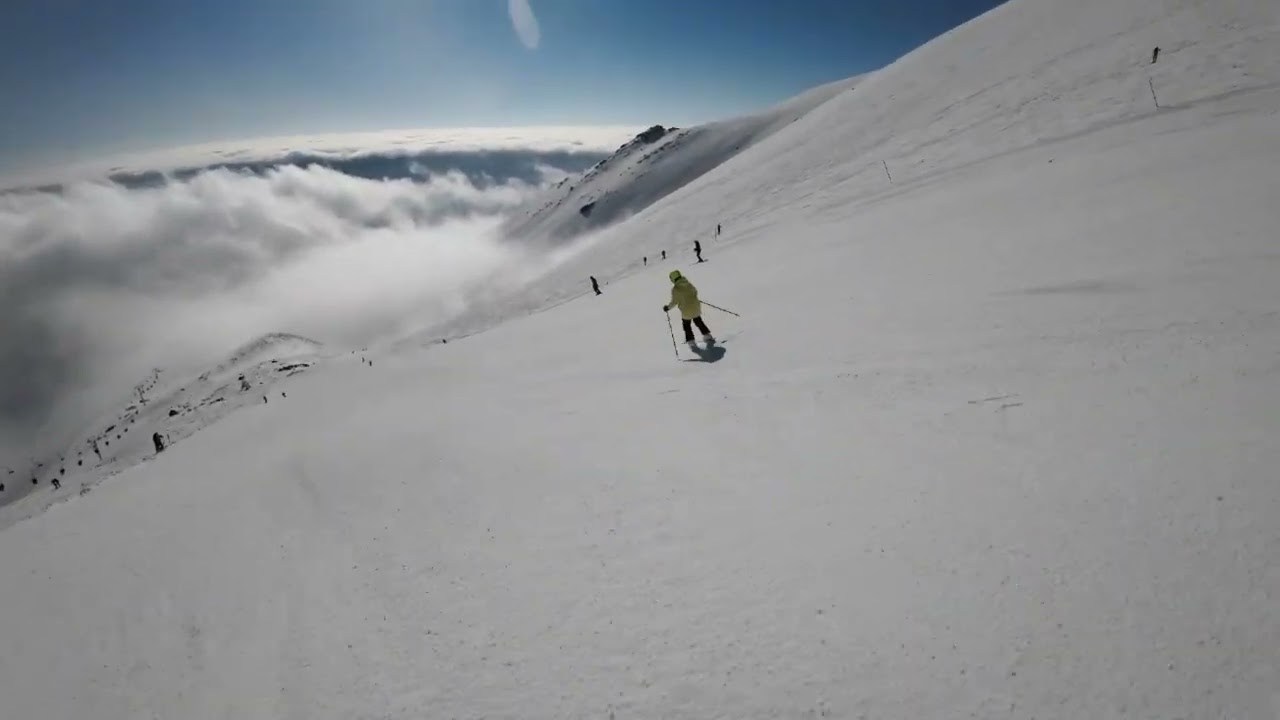 9. marca 2024 Tatranská Lomnica lyžovačka Lomnicke sedlo