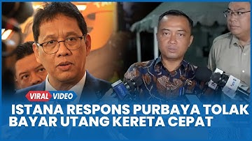 Istana Respons Purbaya Tolak Bayar Utang Kereta Cepat Pakai APBN