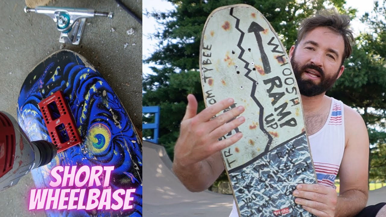 How to shorten your skateboard's wheelbase (Chems) - YouTube