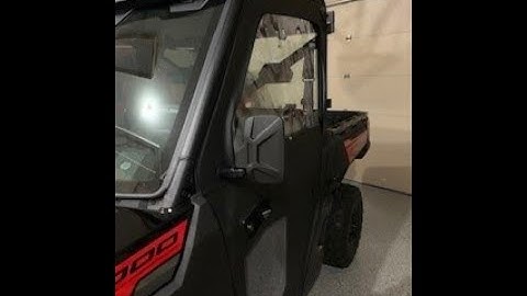 Install Mirrors on 2022 Polaris Ranger with soft doors