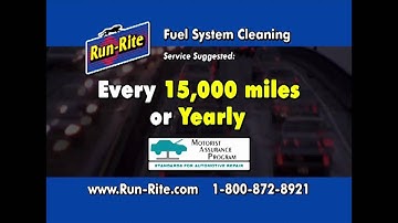 Run-Rite Fuel System Cleaning - TV Commercial