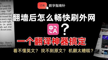 2025 翻墙必下的翻译神器，一个搞定语言问题｜科学上网｜谷歌插件｜好用软件｜翻译软件｜谷歌翻译｜亲测好用｜英语学习｜双语翻译