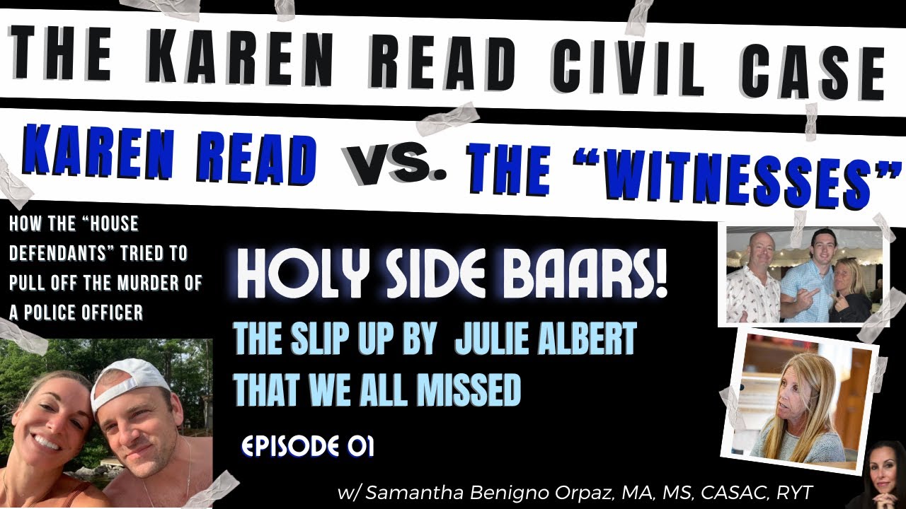 WHOOPSIE! THE SLIP UP BY JULIE ALBERT WE ALL MISSED & WHAT IT MEANS FOR THE CASE