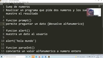 Sumar dos números  en JavaScript