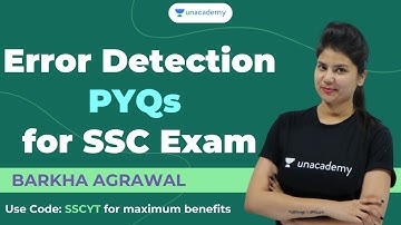 Error Detection PYQ