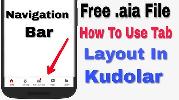 How To Create Bottom Navigation Bar In App|| Full tutorial in kudular || App Creator