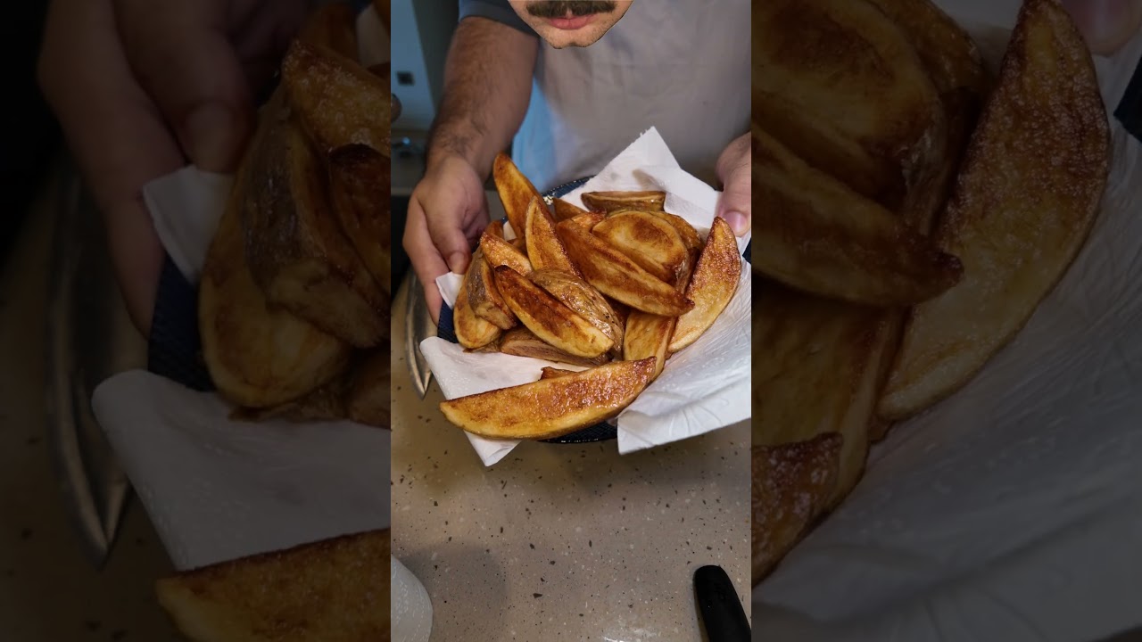 Dışı Çıtır Çıtır, İçi Yumuşacık! 💯 Patates Tarifi 🍟#fityemek #kolaytarifler #yemektarifleri #shorts