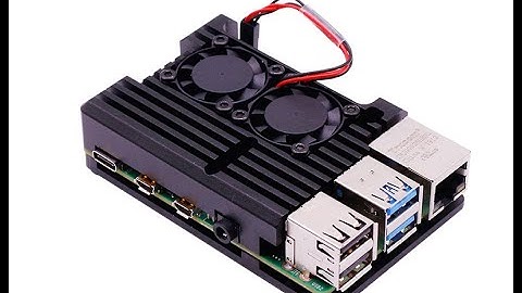 Raspberry Pi 4B double fan armor case