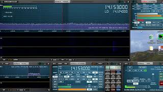 14153kHz JH3NHD - Japanese Ham Station. Grey line propagation