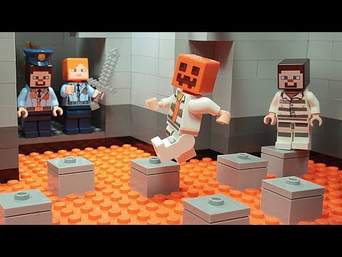 Lego Minecraft - NOOB vs PRO - Prison Escape