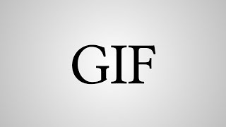 What Does "GIF" Stand For?