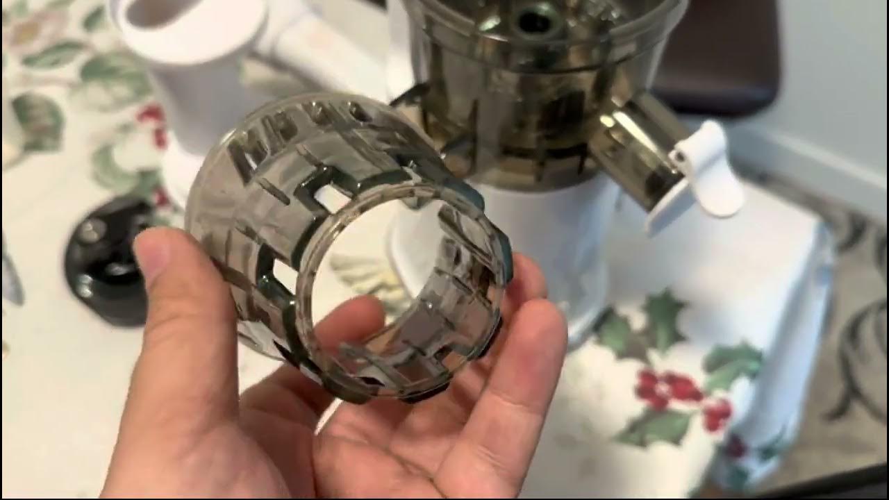 Review Small Juicer Machines, MIUI Slow Masticating Juicers with Ice Cream Maker Function, Easy