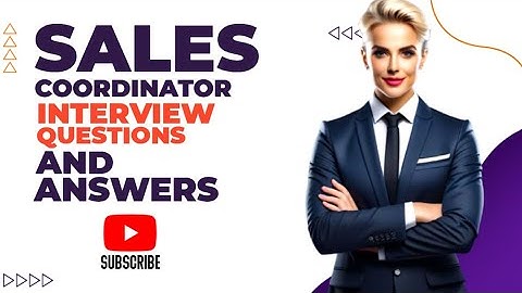Sollicitatievragen en antwoorden voor een salescoördinator || Sollicitatiegesprek voor een salesc...