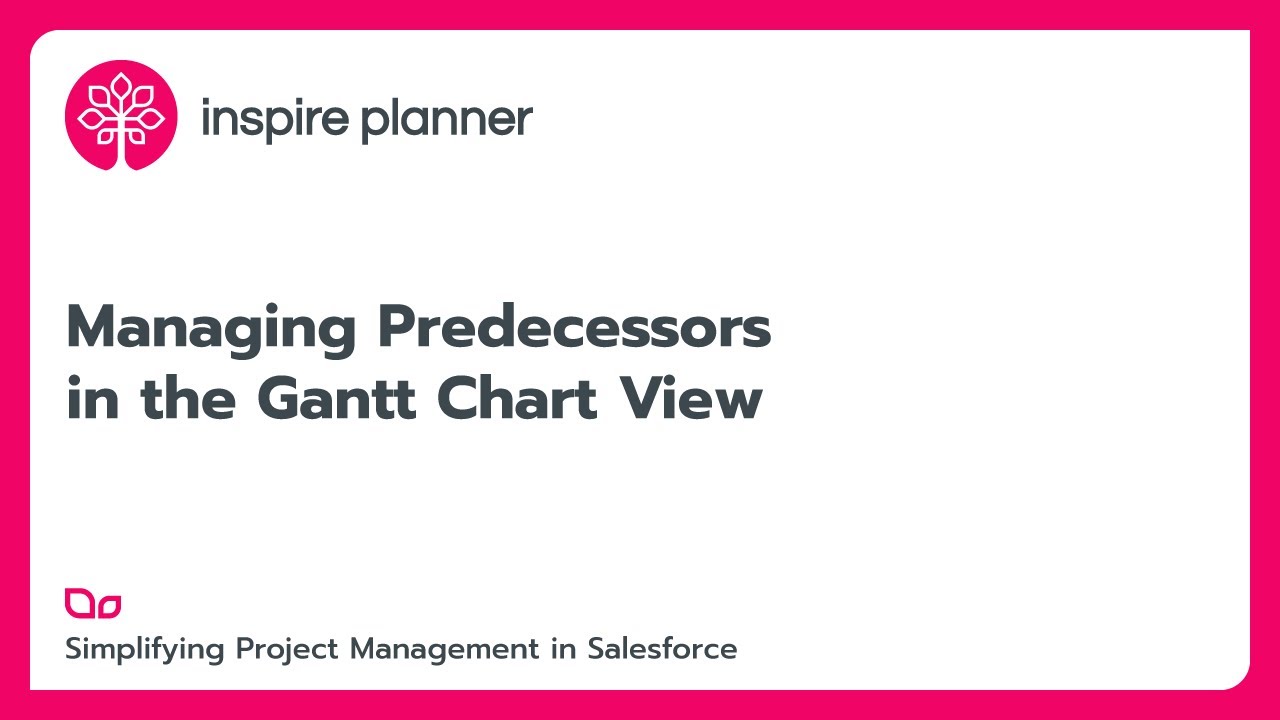 Gantt Chart In Salesforce Lightning