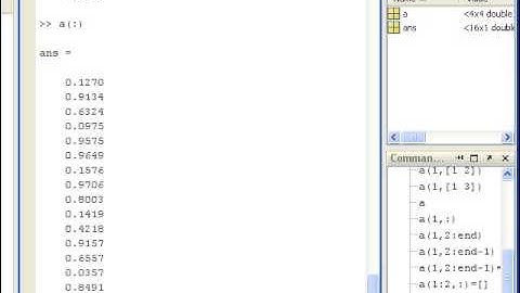 working with arrays matlab video tutorial