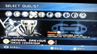 Me dueling Mace Windu in Star Wars 3 (PlayStation 2)