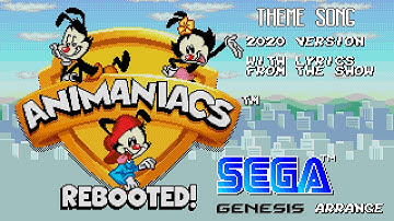 Animaniacs theme song (2020 version) - Sega Genesis arrange with lyrics from the show