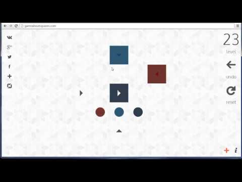 21-25. Прохождение игры о квадратах - Game About Squares.