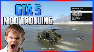GTA 5 ONLINE - FUNNY MOD MENU TROLLING #16 - REPORTING ME (GTA 5 MODS)